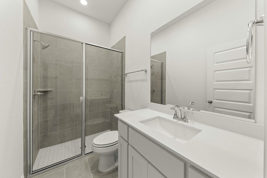 Furnished interior view inside a new home in Park Trails, Forney (Image 16).