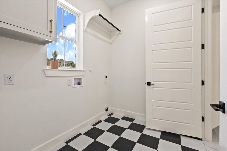 Laundry Room connects to Primary Closet Laundry Room connects to Primary Closet