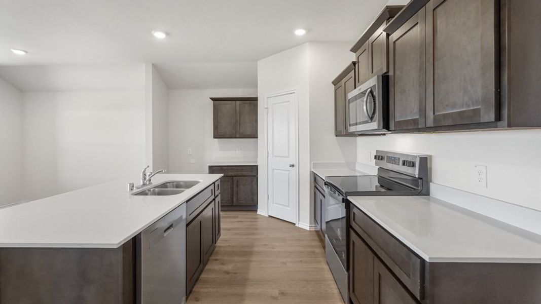 Furnished interior view inside a new home in Valor Farms, Royse City (Image 6).