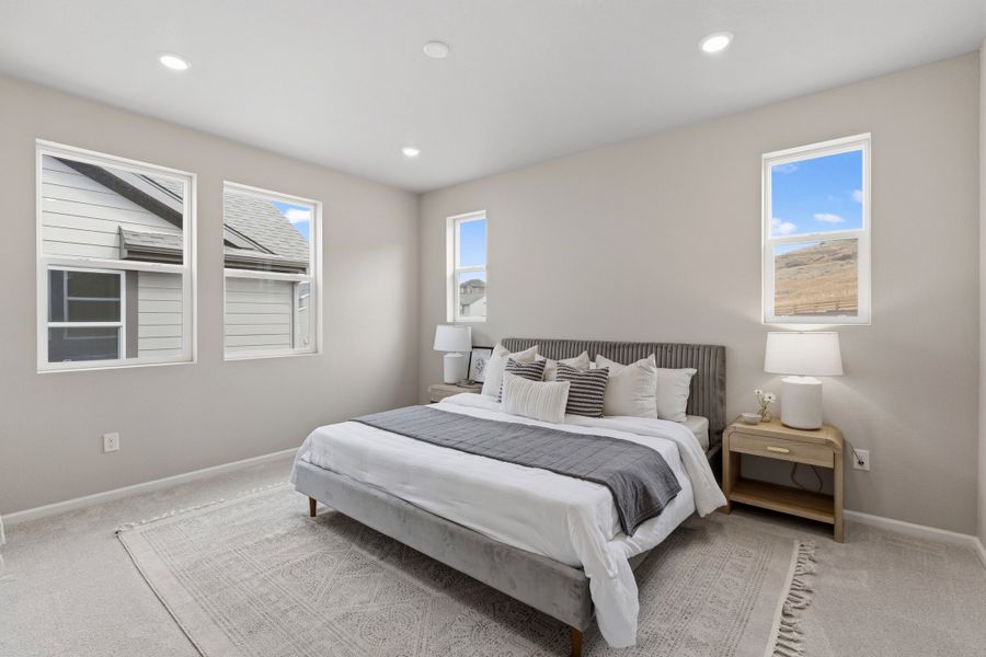 Furnished interior view inside a new home in The Manors Collection at Golden Overlook, Golden (Image 12).