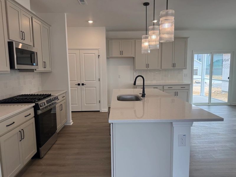 Furnished interior view inside a new home in The Point, Rolesville (Image 5).