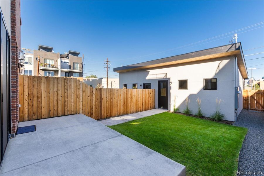 Fenced Backyard with plenty of Room for Furry Friends