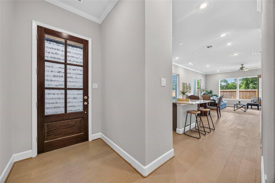 Furnished interior view inside a new home in , Houston (Image 20).