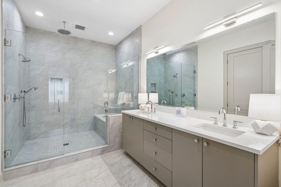 Furnished interior view inside a new home in , Charleston (Image 9).