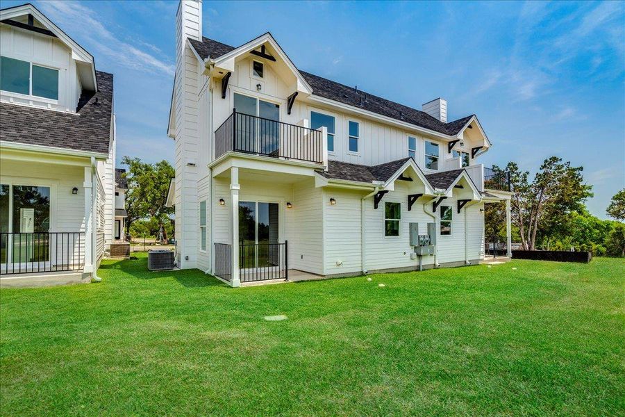 Back of building Back of building