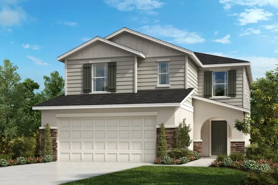 Exterior G with optional stone Exterior G with optional stone