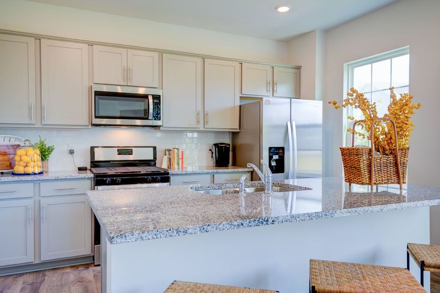 Representative furnished interior of a home built from the PENWELL by D.R. Horton in West New Bern, New Bern (Image 8).