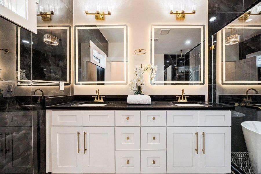 Furnished interior view inside a new home in , Decatur (Image 20).