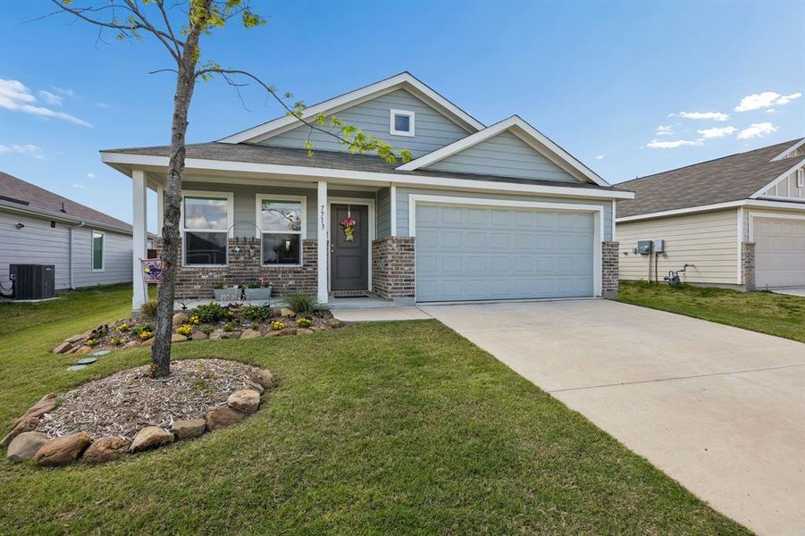 Front exterior of a new home in , McKinney, TX, highlighting curb appeal (Image 1). Front exterior of a new home in , McKinney, TX, highlighting curb appeal (Image 1).