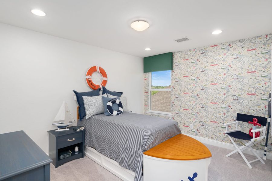 Furnished interior view inside a new home in Reunion, Rhome (Image 15).