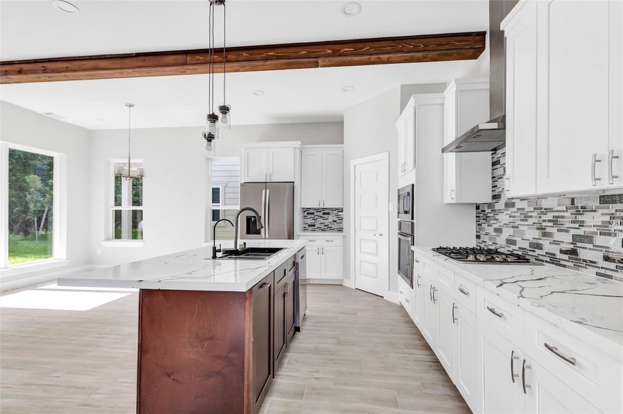 Furnished interior view inside a new home in , Houston (Image 6).