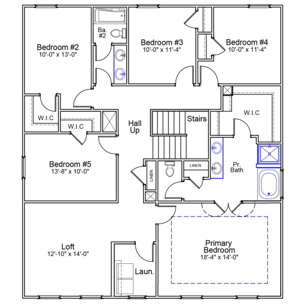 2D floor plan layout of this home in Ellington, Elgin, SC (Image 3).