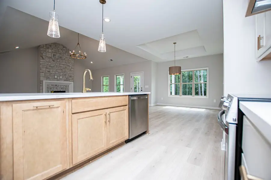 Furnished interior view inside a new home in WOODMONT RESERVE, Roopville (Image 11).