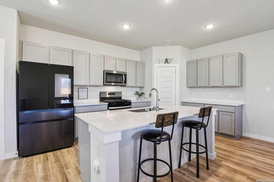 Furnished interior view inside a new home in Blue Ridge Ranch, San Antonio (Image 20).