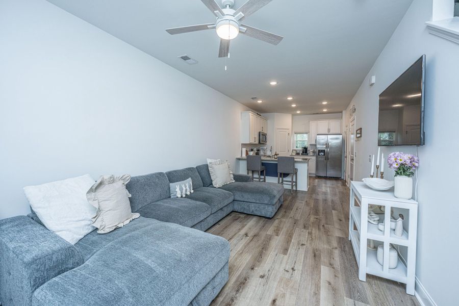 Furnished interior view inside a new home in , Charleston (Image 27).