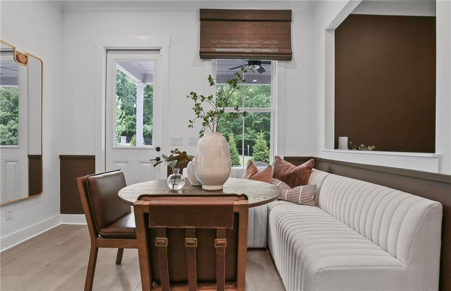 Furnished interior view inside a new home in Sterling Pointe, Cumming (Image 33).