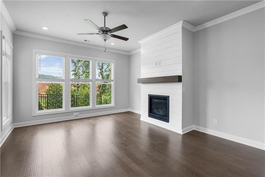 Spacious, unfurnished interior of a new home in Palisades Single Family, Cumming (Image 47).