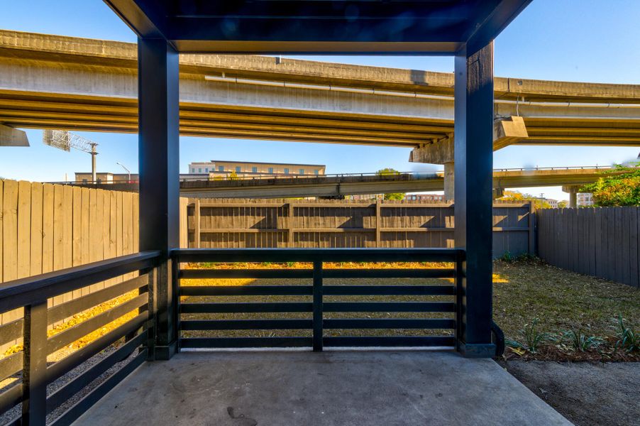 Exterior details and patio area of a home in , Charleston (Image 19). Exterior details and patio area of a home in , Charleston (Image 19).
