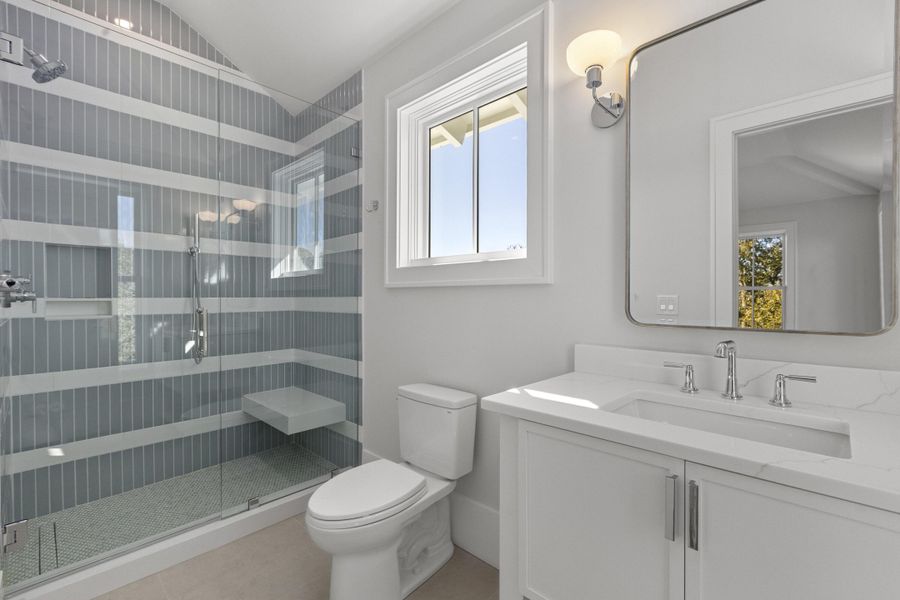 Furnished interior view inside a new home in , Sullivan's Island (Image 19).