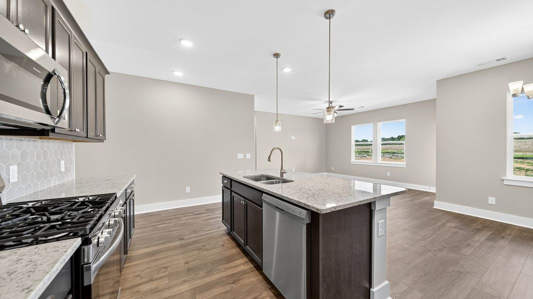 Furnished interior view inside a new home in McClure Farms, Columbia (Image 15).