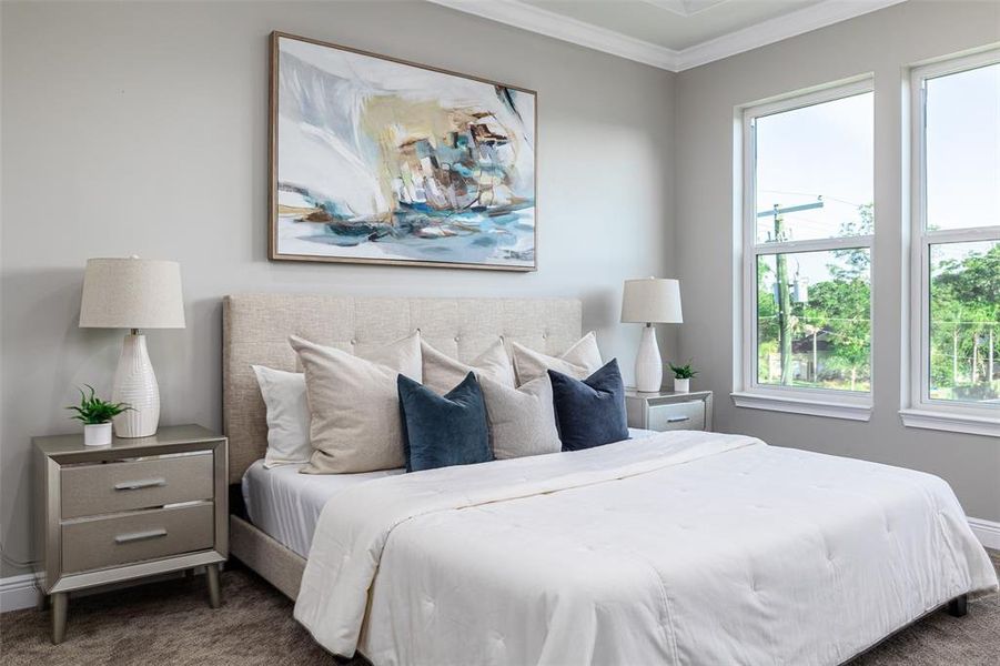 Furnished interior view inside a new home in , Tampa (Image 34). Furnished interior view inside a new home in , Tampa (Image 34).