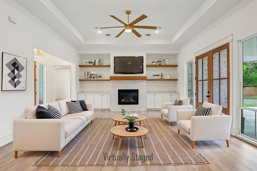 Furnished interior view inside a new home in , Burleson (Image 5).