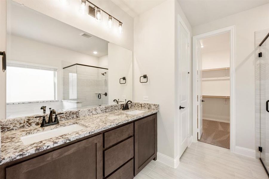 Furnished interior view inside a new home in Creekview Meadows, Pilot Point (Image 16).
