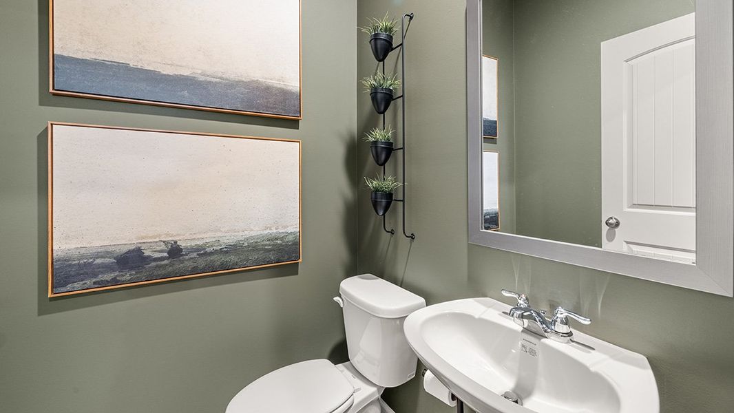 Representative furnished interior of a home built from the Sudbury by D.R. Horton in Waypoint, Flowery Branch (Image 13).