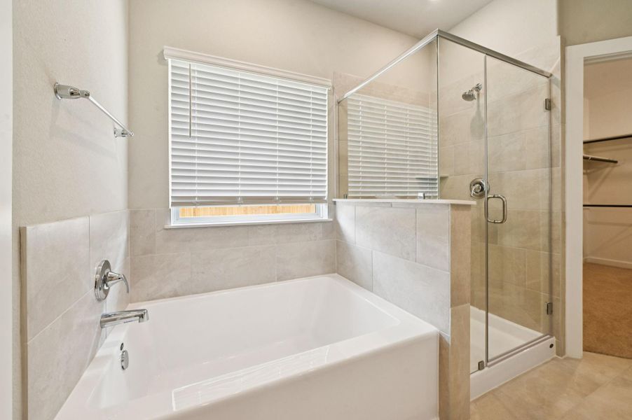 Furnished interior view inside a new home in Heights of Barbers Hill, Mont Belvieu (Image 7).