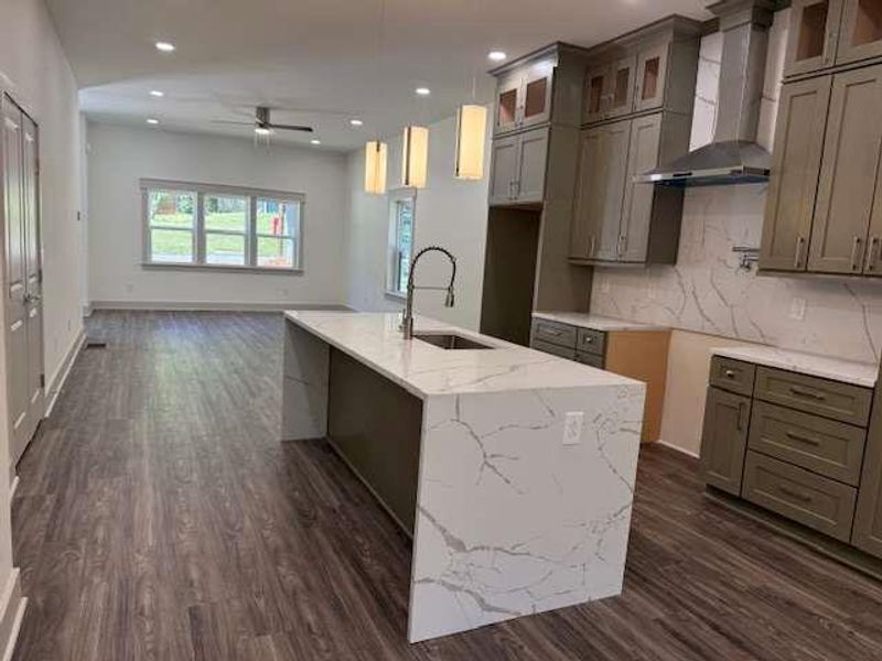 Furnished interior view inside a new home in , Atlanta (Image 10).