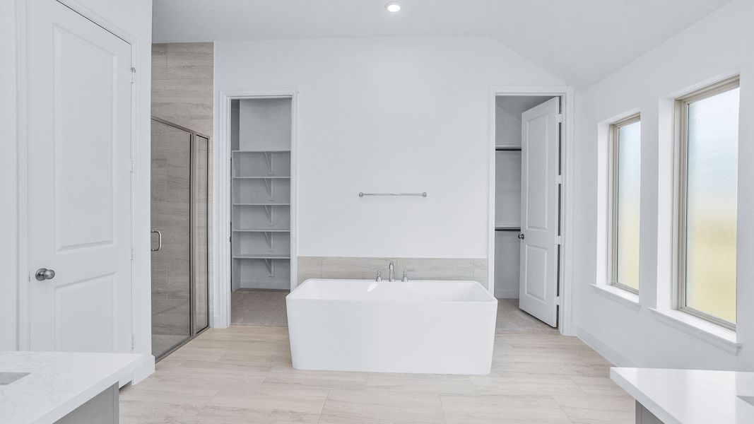 Representative furnished interior of a home built from the 2504W by Perry Homes in La Cima, San Marcos (Image 11).