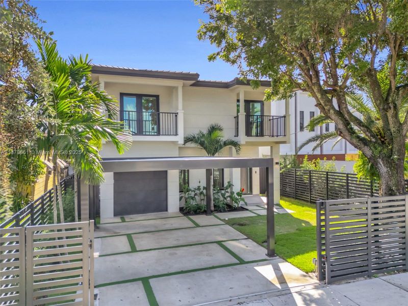 Front exterior of a new home in , Miami, FL, highlighting curb appeal (Image 2).