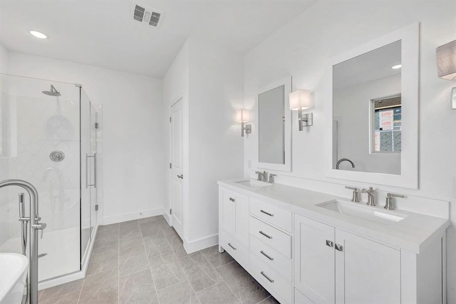 Furnished interior view inside a new home in Gateway Parks, Forney (Image 17). Furnished interior view inside a new home in Gateway Parks, Forney (Image 17).