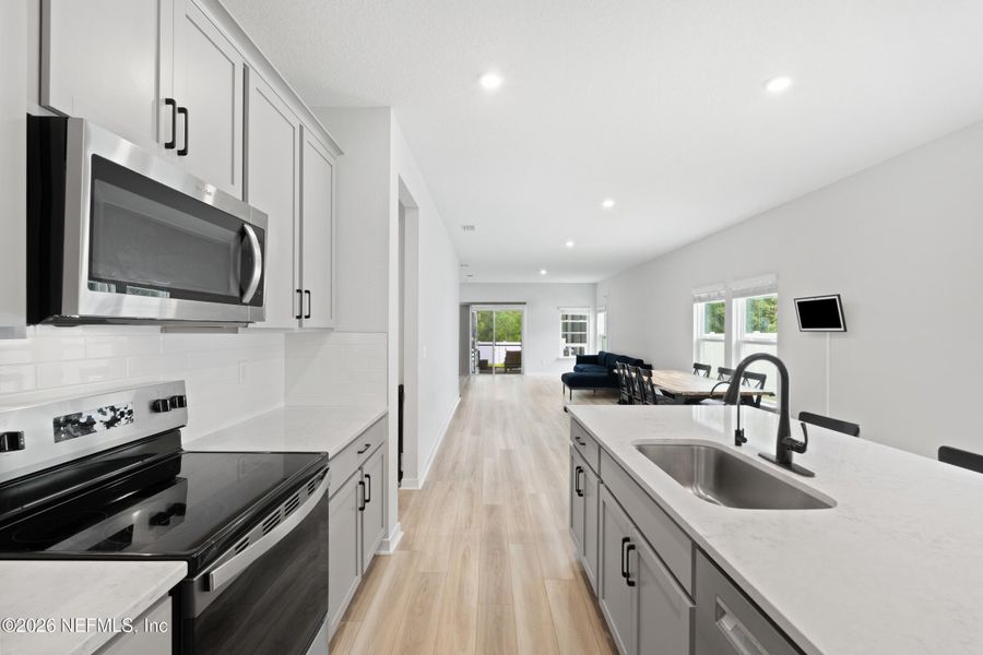 Furnished interior view inside a new home in Concourse Crossing, Fernandina Beach (Image 13).