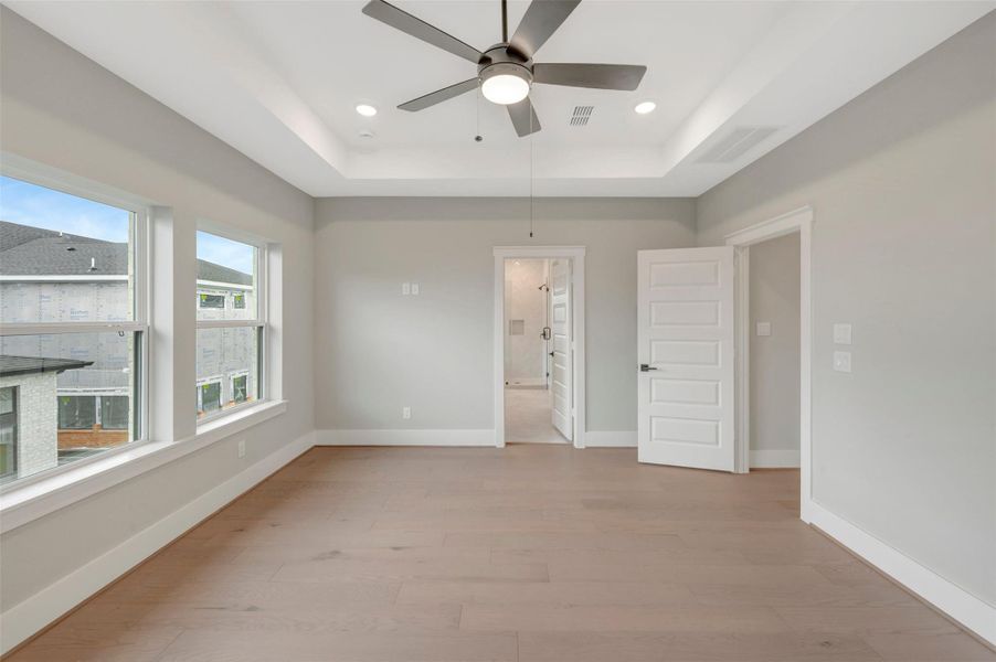 Spacious, unfurnished interior of a new home in Easthaven at Bridgeland Central - Horizon Collection, Cypress (Image 13).