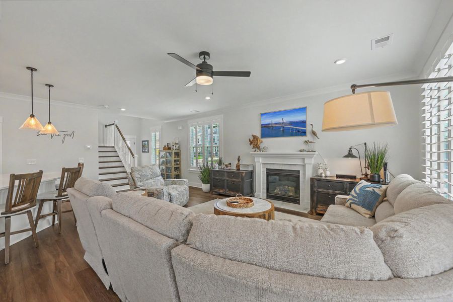 Furnished interior view inside a new home in , Johns Island (Image 6).