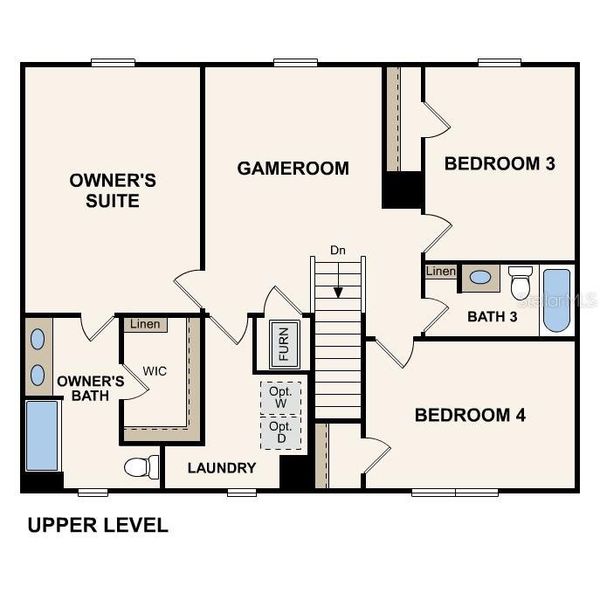 2D floor plan layout of this home in , Ocala, FL (Image 3).