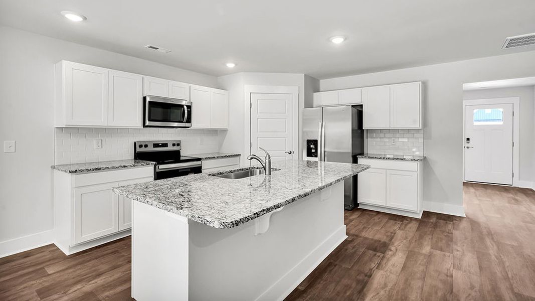 Furnished interior view inside a new home in Merchant Point, Jacksonville (Image 11).