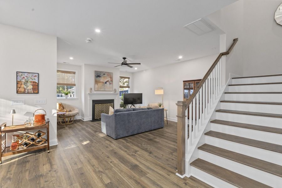 Furnished interior view inside a new home in , Johns Island (Image 37).