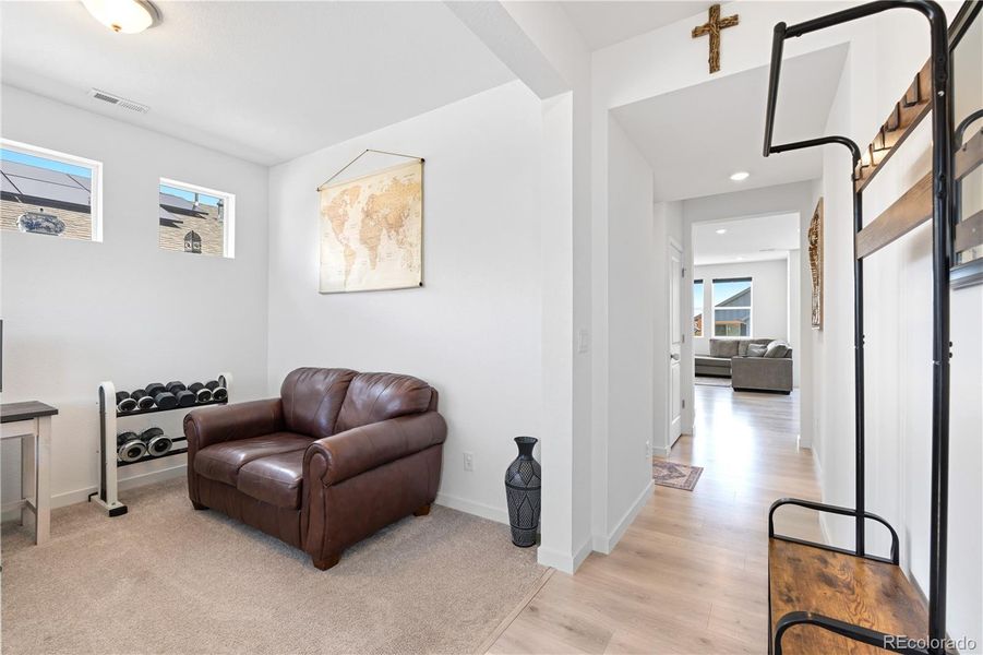 Furnished interior view inside a new home in Ascent Village at Sterling Ranch - Single Family Homes, Littleton (Image 30). Furnished interior view inside a new home in Ascent Village at Sterling Ranch - Single Family Homes, Littleton (Image 30).