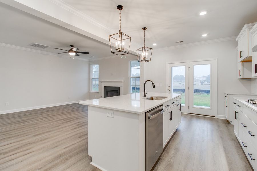 Furnished interior view inside a new home in Hendrix Farms, Lexington (Image 8). Furnished interior view inside a new home in Hendrix Farms, Lexington (Image 8).