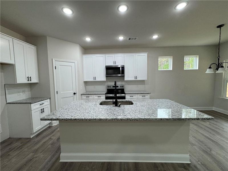 Furnished interior view inside a new home in , Toccoa (Image 7).