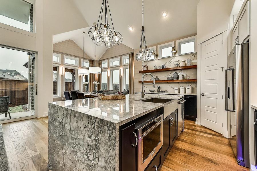 Representative furnished interior of a home built from the Grand South Pointe by Grand Homes in Grand Oaks, Celina (Image 6).