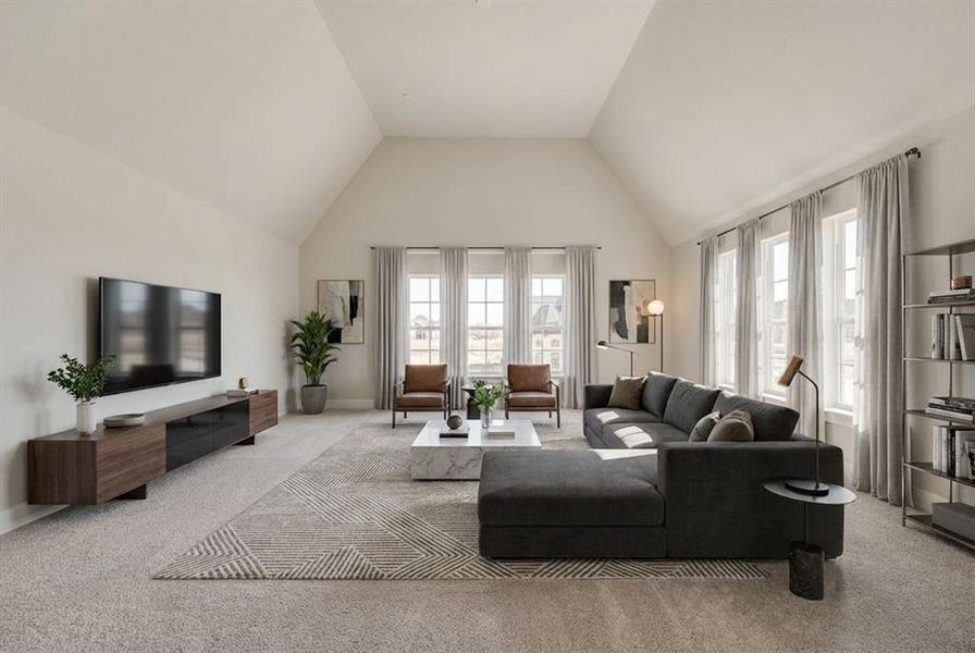 Furnished interior view inside a new home in Providence Cove, McKinney (Image 4).