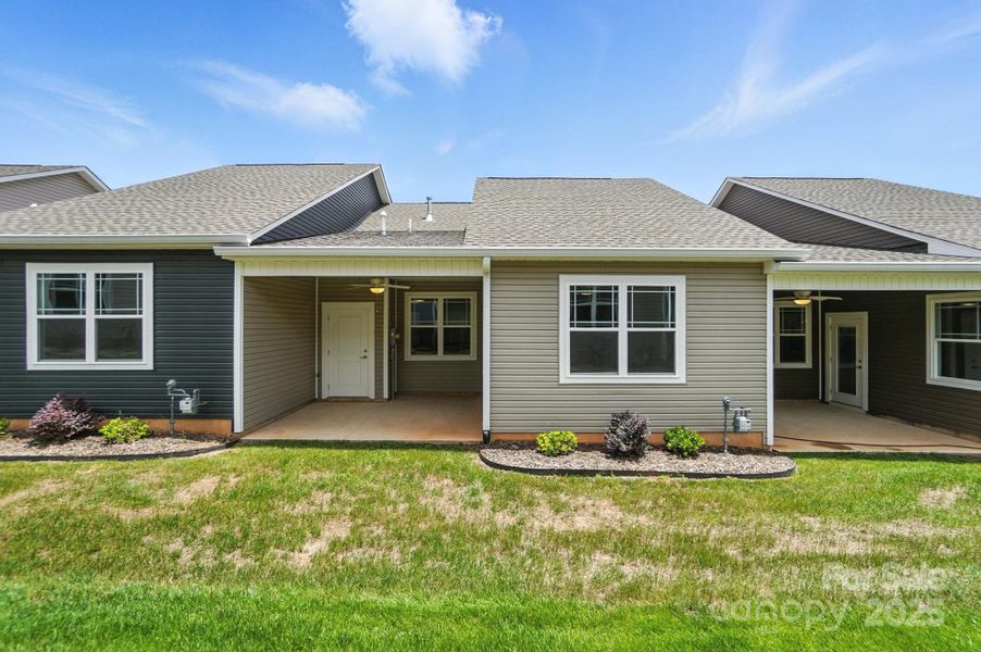 Front exterior of a new home in , Hickory, NC, highlighting curb appeal (Image 23).