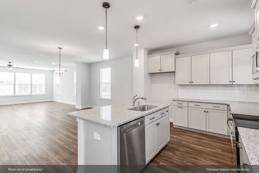 Furnished interior view inside a new home in Renaissance at White Oak, Garner (Image 7).