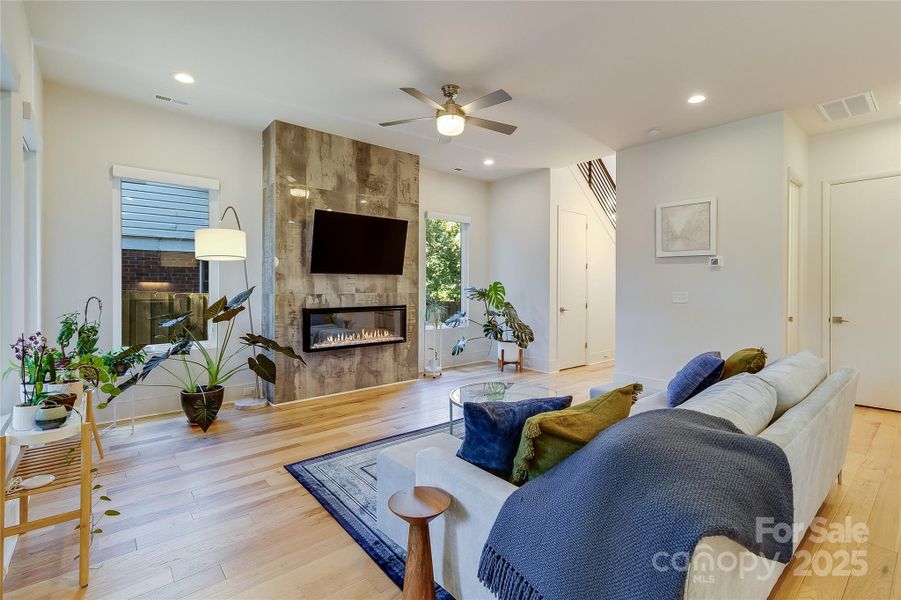 Furnished interior view inside a new home in , Charlotte (Image 16).