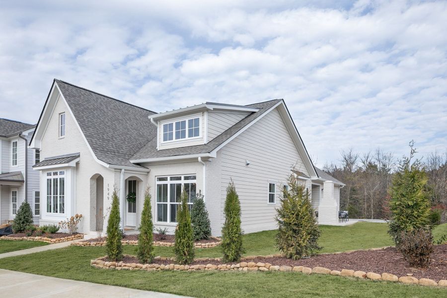 Representative exterior photo of a completed home built from the The Claiborne by Greentech Homes LLC in Nature's Cove, Ooltewah, TN (Image 2).