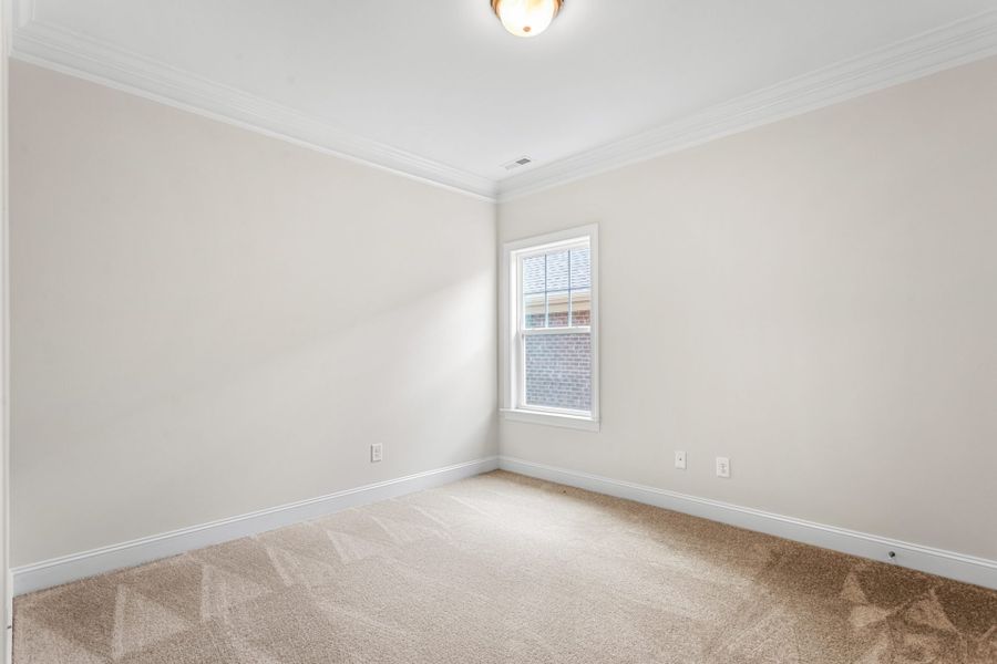 Representative unfurnished interior of a home built from the Somerset by Keystone Homes NC in Weybridge, Burlington (Image 29).