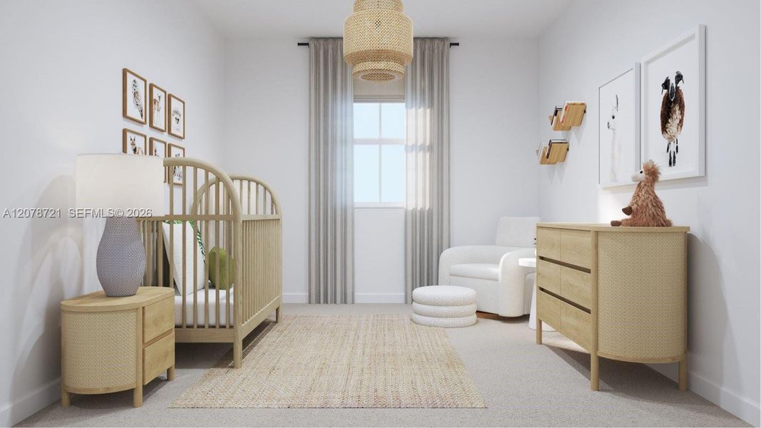 Furnished interior view inside a new home in Altamira, Homestead (Image 9).